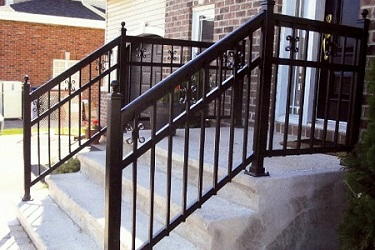 Rampe en aluminium installée à Laval